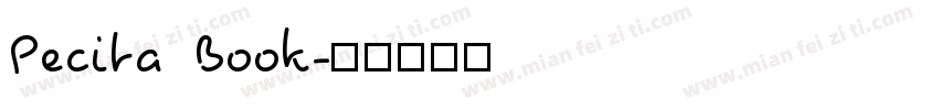 Pecita Book字体转换